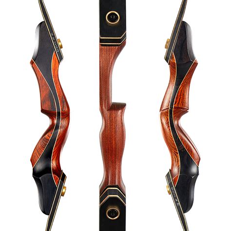 This type of bow can be dismantled for ease of transport. . Takedown recurve riser
